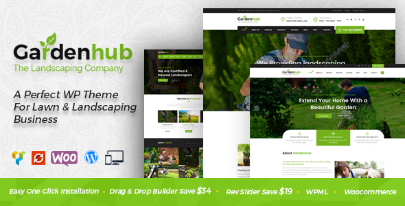 Garden HUB – Gardening, Lawn & Landscaping WordPress Theme