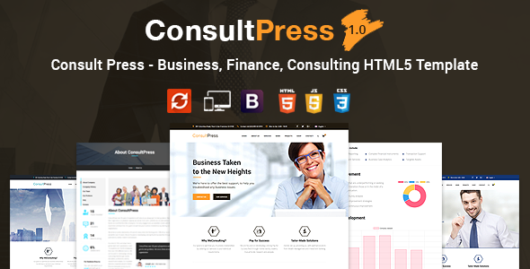 Consult Press – Finance & Consulting Business HTML5 Template
