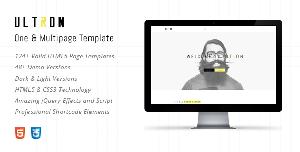 Ultron – Responsive One & Multi Page HTML Template