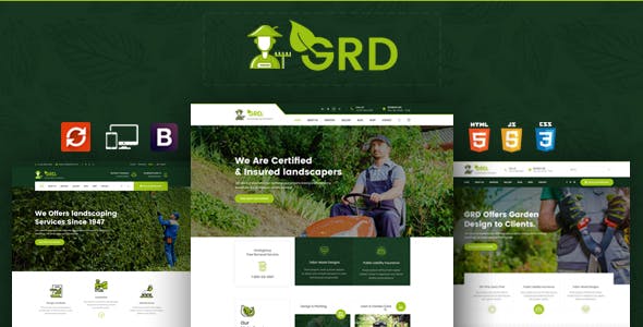 GRD – Garden Landscaper HTML Template