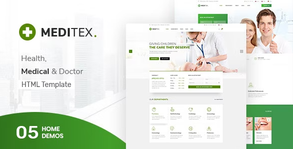 Meditex – Health and Medical HTML Template