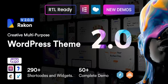Rakon – Creative Multi-Purpose WordPress Theme