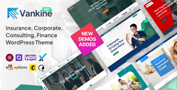 Vankine – Insurance & Consulting Business WordPress Theme