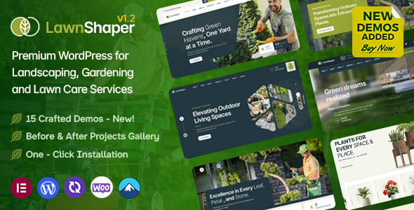 Lawnshaper – Gardening & Landscaping WordPress Theme