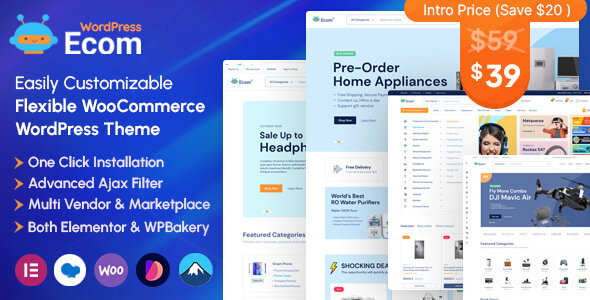 Ecom – Multipurpose WooCommerce WordPress Theme